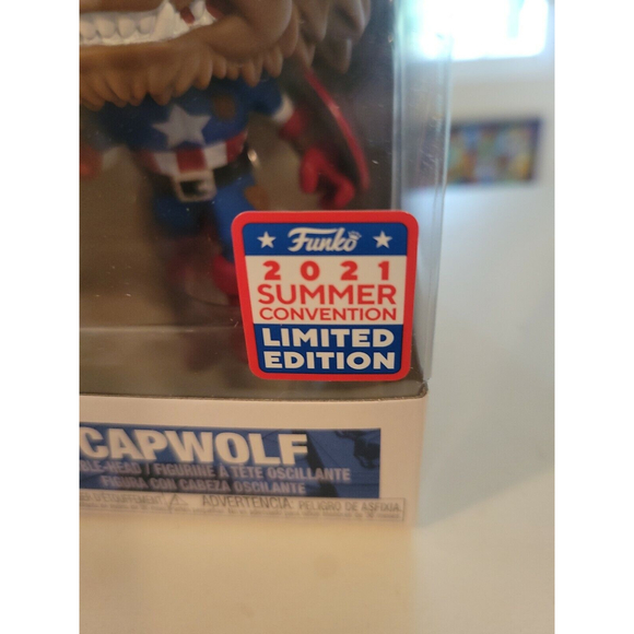 Pop! Marvel: Capwolf #882 2021 Summer Convention Limited Edition - Picture 5 of 5